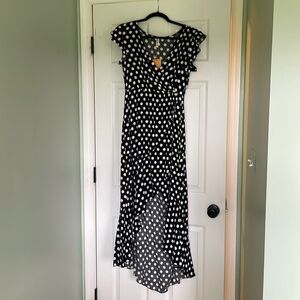 High Low Wrap Dress